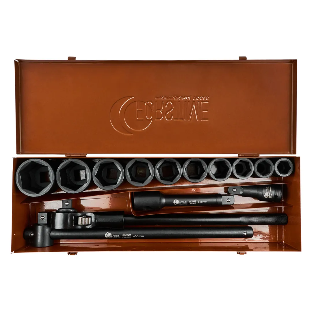 Набор ударных инструментов 15 пр 3/4'' 6-гр FORSTIME FT-6143-5MPB