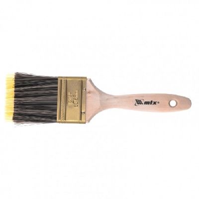 Кисть плоская Golden 2.5'', искусственная щетина, деревянная ручка Mtx 83224