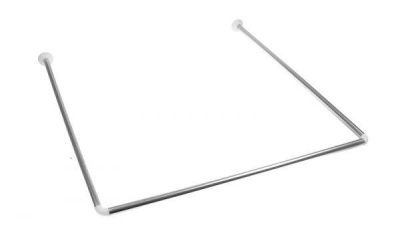 Карниз ванны П-образный, сталь, хром Savol S-09090S