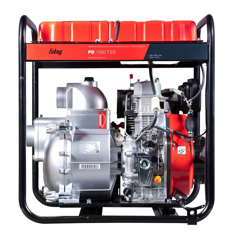 Мотопомпа для сильнозагрязненной воды PD 1300T ES Fubag 646272