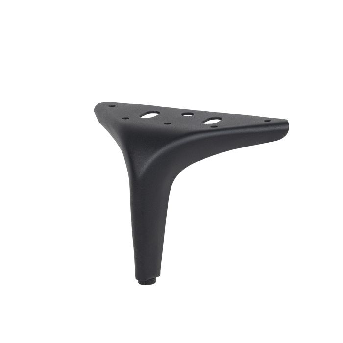 Опора мебельная мет. DELI h120 угловая черный муар AKS 113011