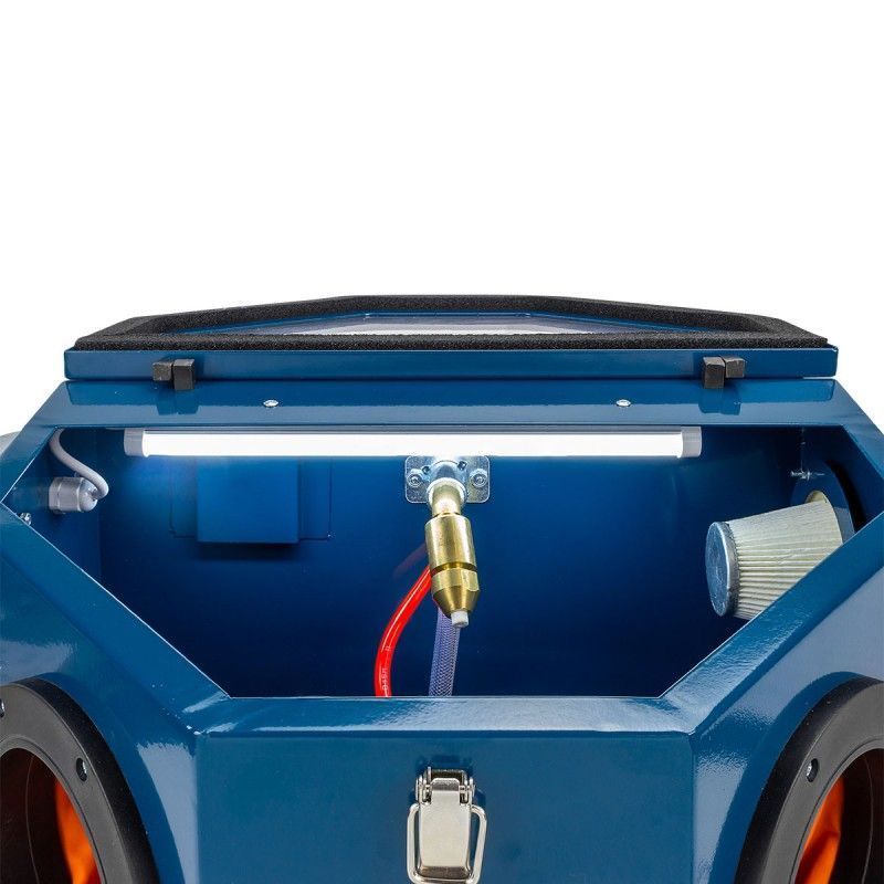 Пескоструйная камера 990 л, 708-820 л/мин, 6-8бар, сопло 5,6 мм, цилиндр 16 мм Forsage F-SBC-990 YXZ