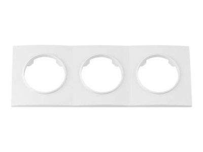 Рамка 3-местная белая, Прованс, Bylectrica ЮЛИГ.735212.500