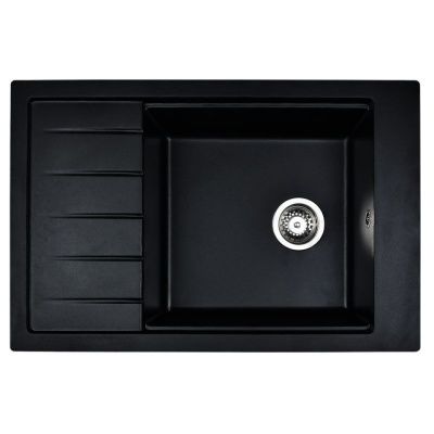 Мойка кухонная из мраморной крошки, antracite, Wisent WP780-26