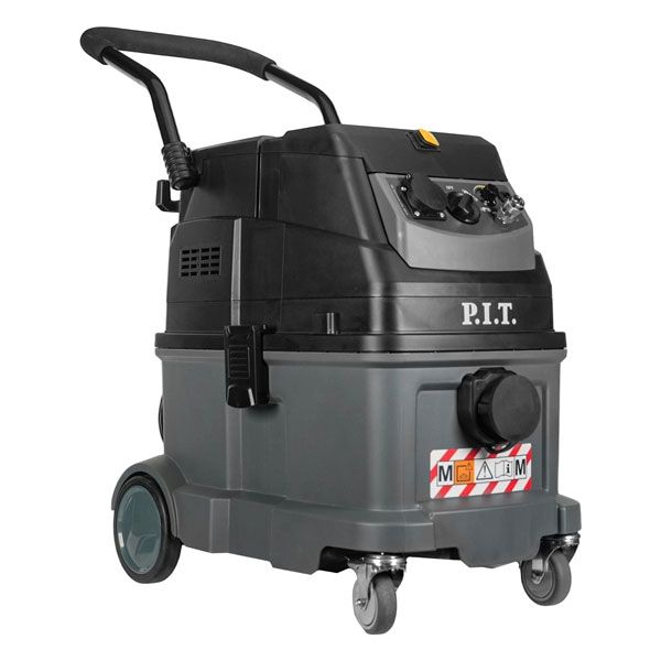 Пылесос строительный электрич. ULTRA, 1600Вт, розетка 2кВт, коннектор, 40л, сух/мокр PIT PVC40-C