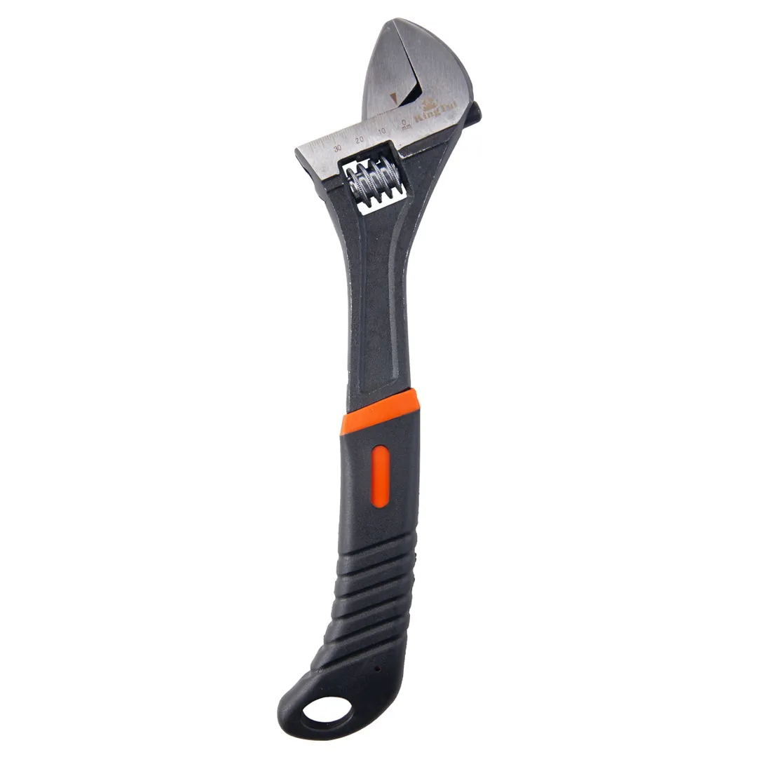 Ключ разводной с прорезиненной рукояткой 12''-300 мм KINGTUL KT-02001-12