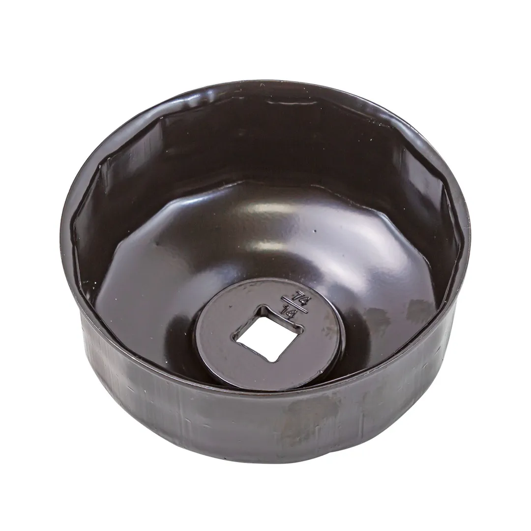 Головка-съемник масляного фильтра 1/2", 74 мм, крышка 14-гр RockForce RF-6317414