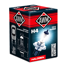 Лампа галогенная H4 12V 60/55 (P43T) AWM 410300003