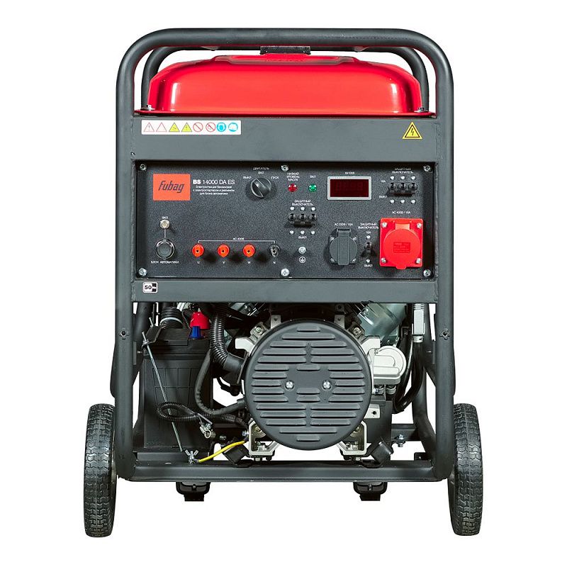 Генератор бензиновый BS 14000 DA ES с электростартером и коннектором автоматики Fubag 641056