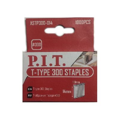 Т-образные гвозди Тип 300 14 мм 1000 шт в уп. PIT ASTP300-014
