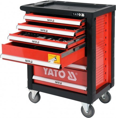 Тележка инструментальная с инструментом 185 пр. Yato YT-55307