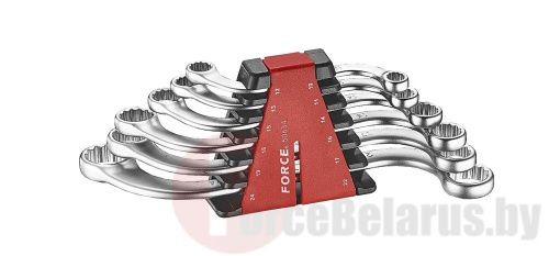 Набор S-образных накидных ключей 10-24 мм 6 пр. Force 50634