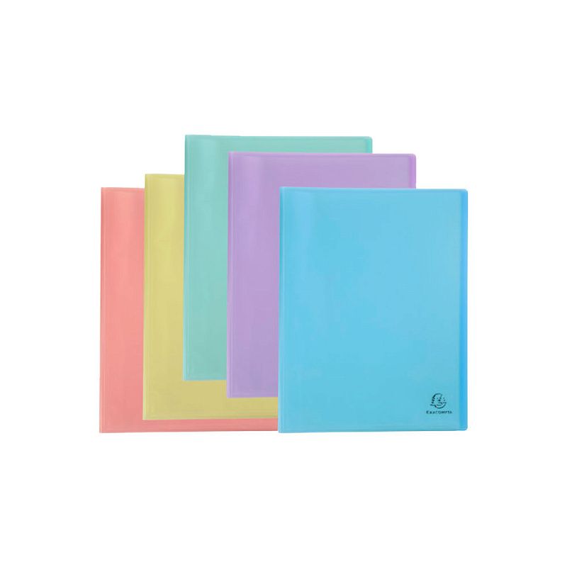 Папка c файлами "Chromaline Pastel", 40 карманов, ассорти