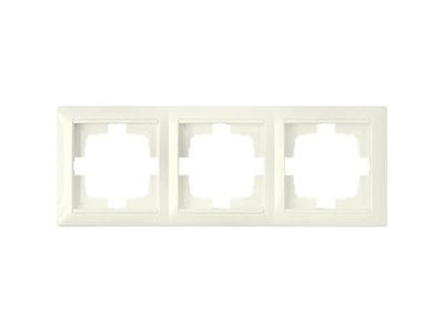 Рамка 3-местная бежевая, Стиль, Bylectrica ЮЛИГ.735212.216 беже