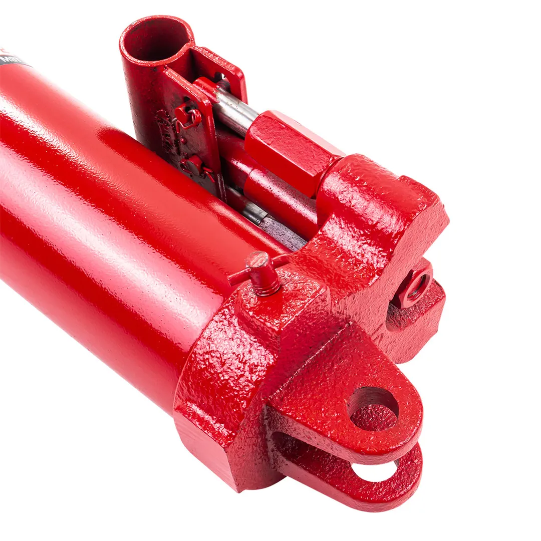 Цилиндр гидравлический 8 т, удлиненый с двухштоковым насосом ForceKraft FK-1208-2 LI