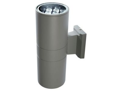 Светильник фасадный PWL-300110/30D 2x12w 6500K GR, серый, светодиодный, 2160 Лм JAZZWAY 5015128B