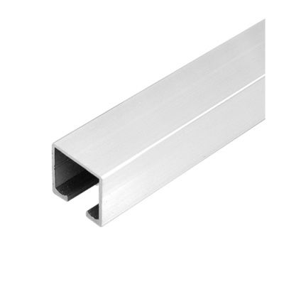 Профиль алюминиевый STANDART, STANFOLD, SLIDE, PORTA GLASS направляющая верхн. L-6000 мм K-075 AKS 23535