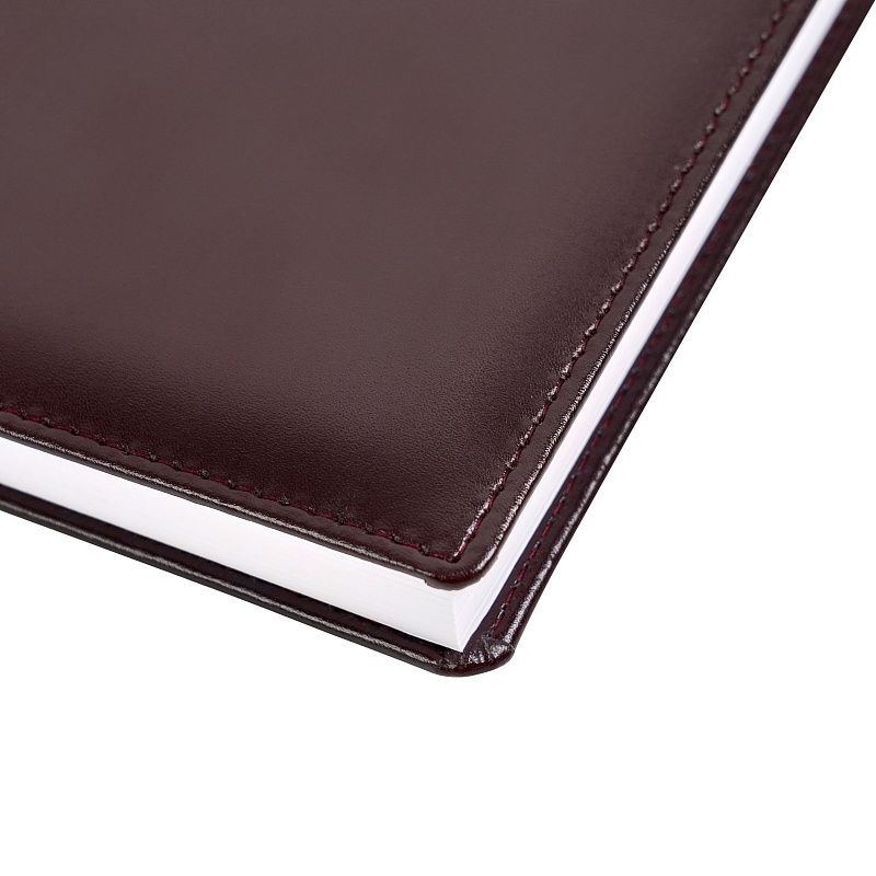 Ежедневник недатированный "Pelle Siena", А5, 272 страницы, бургунди