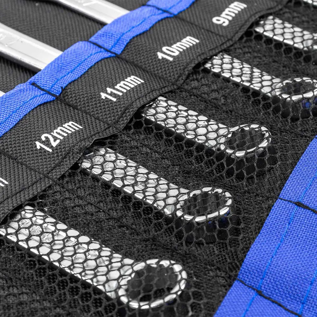 Набор комбинированных ключей 18 пр. 8-19, 21, 22, 24, 27, 30, 32 мм Scheppach Sch-5181P