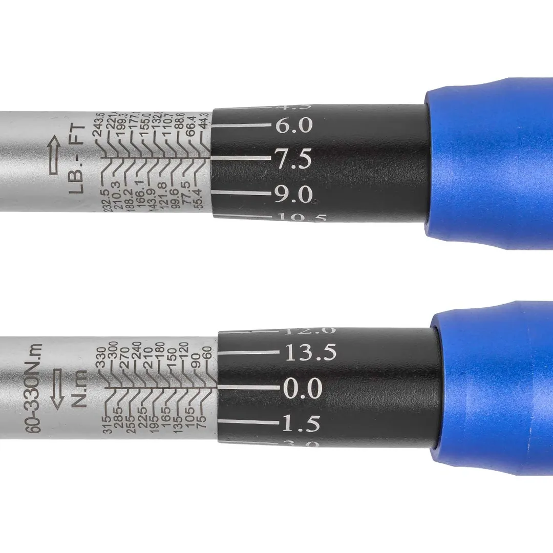 Ключ динамометрический 60-330Нм 1/2'', щелчковый тип с быстрой фиксацией ''Premium'' Forsage F-6474660