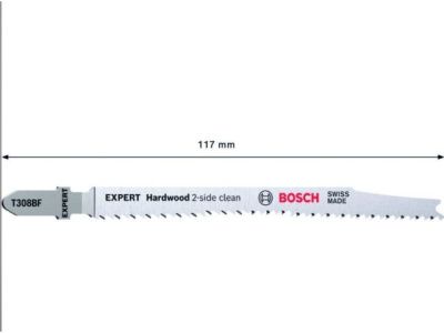 Пилка лобз. по дереву T308BF Expert 'Hardwood 2-side clean' Bosch 2.608.900.546