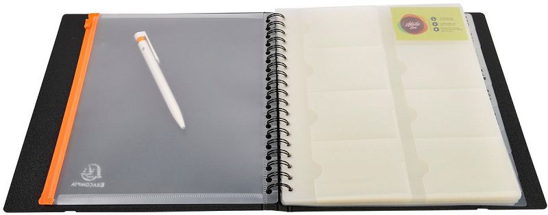 Визитница "Exacard", 265x250мм, черный