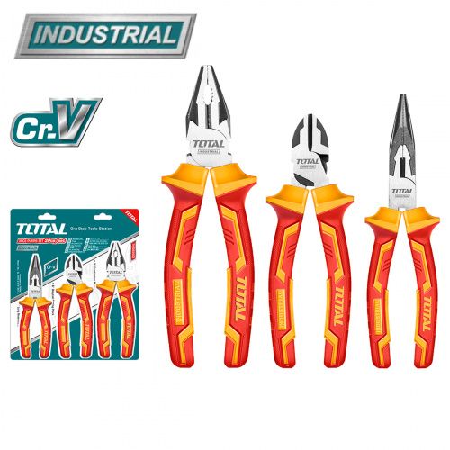 Набор шарнирно-губцевого диэлектрического инструмента 3 пр. TOTAL THT2K0302