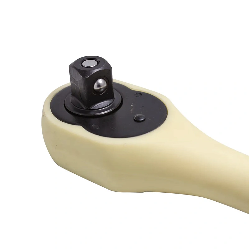 Трещотка реверсивная в пластиковом антикорозийном корпусе 1/2'' 250 мм, 72 зуб. RockForce RF-802472