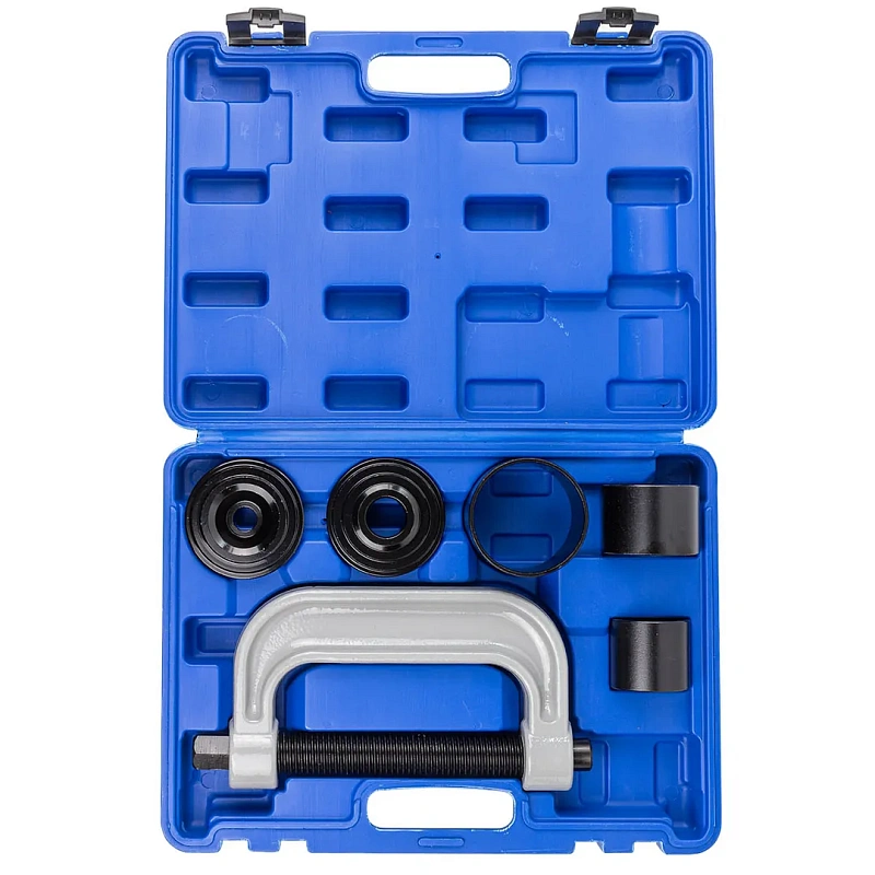 Набор инструментов для снятия и установки шаровых опор, подшипников и сайлентблоков 7 пр Forsage F-906T4