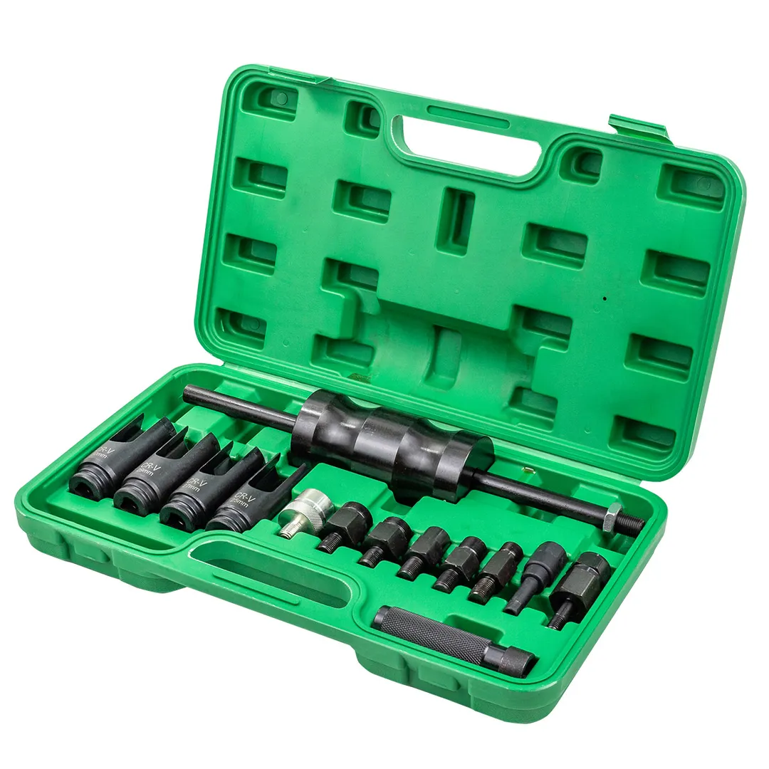 Молоток обратный с приспособлениями для снятия дизельных форсунок 14 пр RockForce RF-914G13