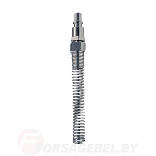 Быстроразъемное соединение с пружиной, "папа"-зажим под шланг 6.5x10 мм, блистер FUBAG 180170 B