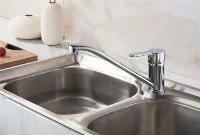 Смеситель для кухни, латунь, хром Ledeme L4903
