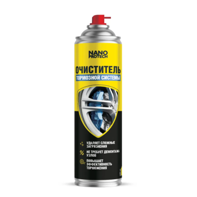 Очиститель тормозной системы 400 мл NANOPROTECH NPOT0034