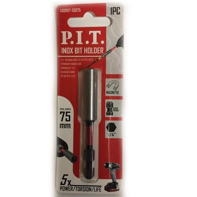 Удлинитель для бит 75 мм PIT ASDR07-SS075
