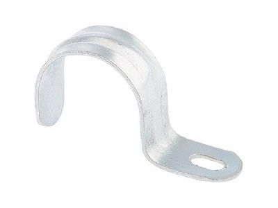 Скоба металлическая однолапковая Сибртех