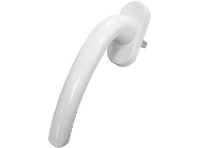 Ручка для пластиковых окон ЛУНА, HOPA штифт 35 мм белая RAL-9016 УЗК 13007