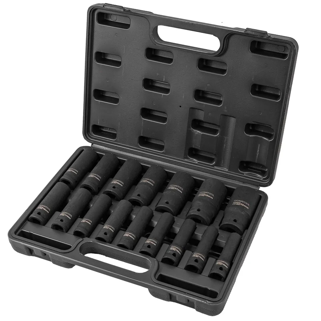 Набор ударных головок 10-32 мм 1/2'' 6-гр 16 пр SIGMATOOL Sigmatool-4167-5MPB