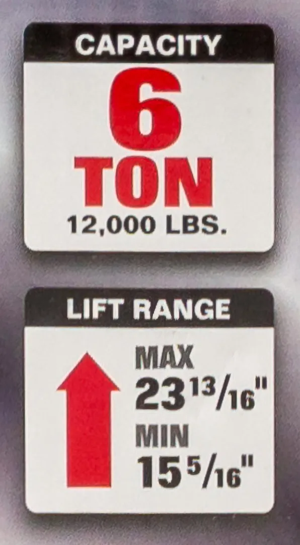Подставка ремонтная 6 т, 389-605 мм, 2 шт EVERFORCE EF-T46001C