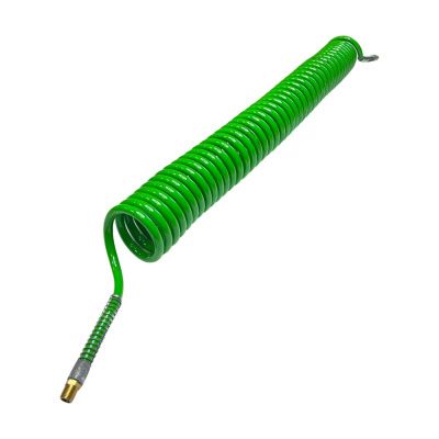 Пневмошланг витой 14х10 мм, 15 м НР 1/4" HOREX (без быстроразъемов) EUC 14x10мм 15м