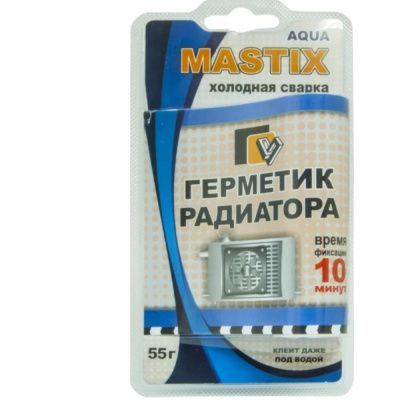 Герметик радиатора MASTIX 55 гр (холодная сварка) в блистере МС 0121