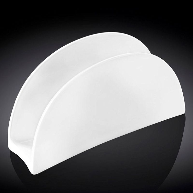 Подставка для салфеток "WL-996146/A", фарфор, белый