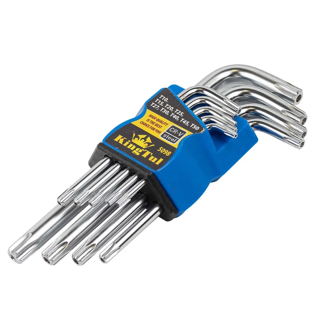 Набор ключей Г-образных Torx 9 пр. KINGTUL KT-5098