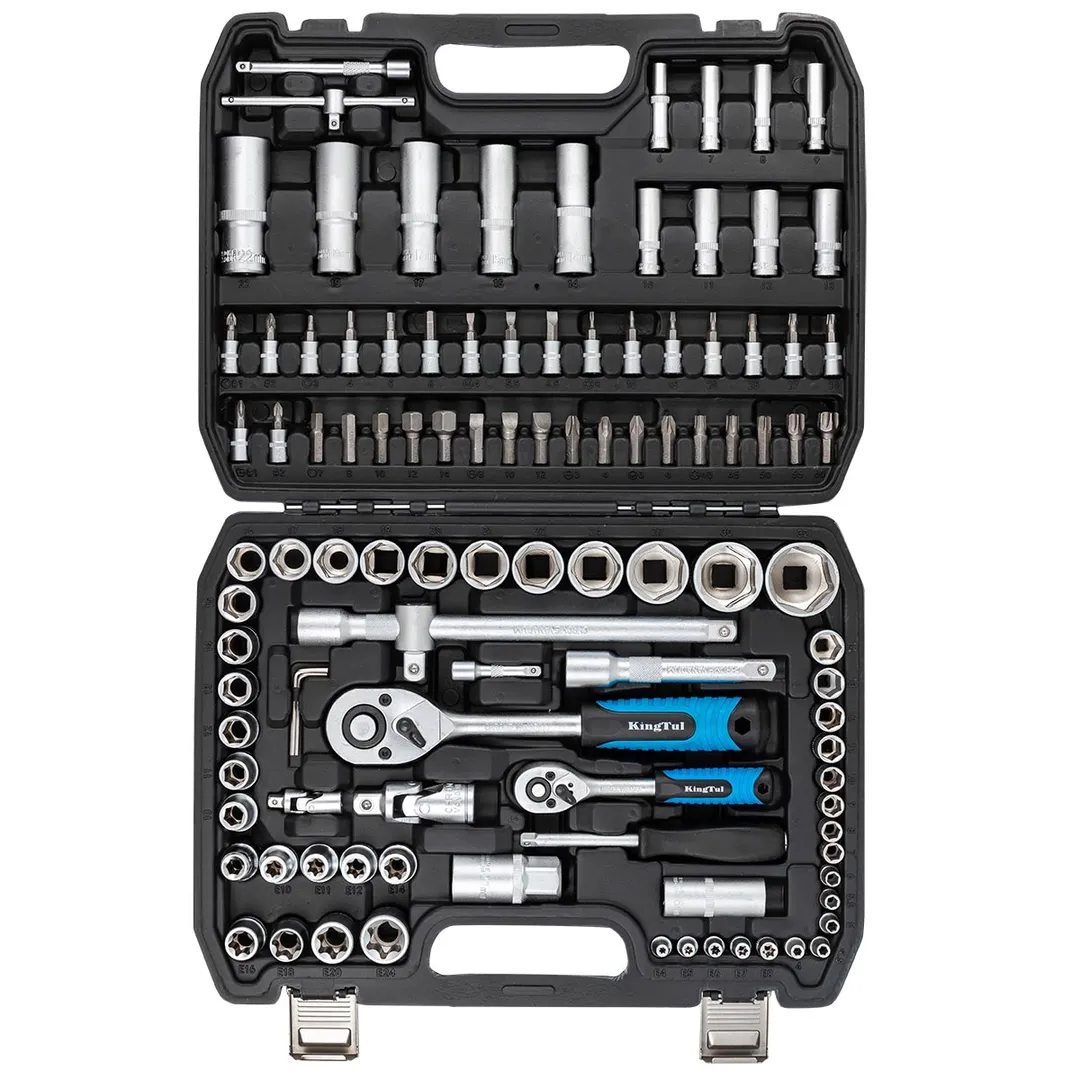 Набор инструментов 108 пр 1/4''&1/2'' 6-гр KINGTUL KT-108