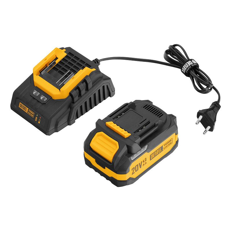 Машина шлифовальная угловая аккумуляторная бесщет. AGH-BL-20-125, Li-Ion, 20 В Denzel 27010