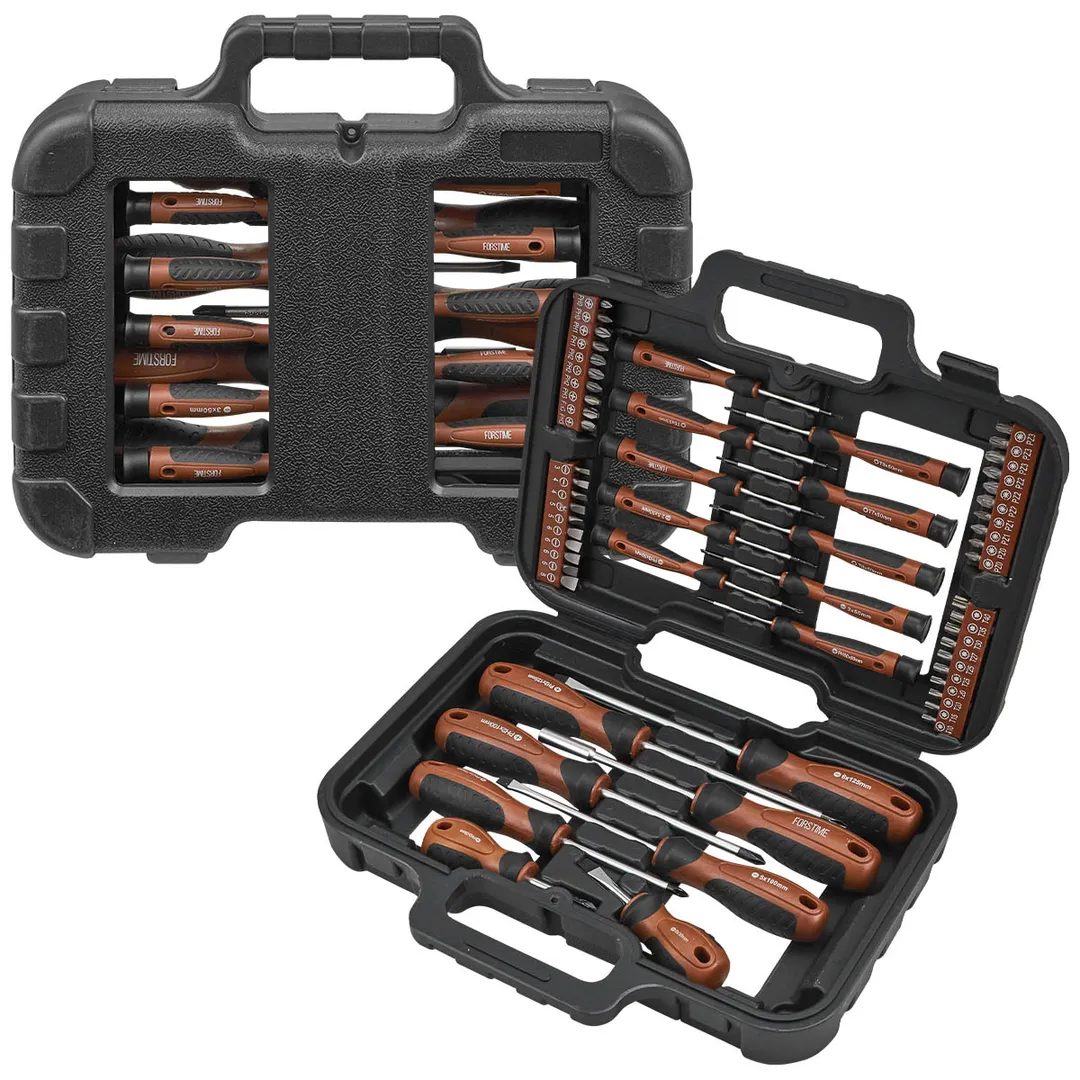 Набор отверток в комплекте с битами 58 пр FORSTIME FT-7058C