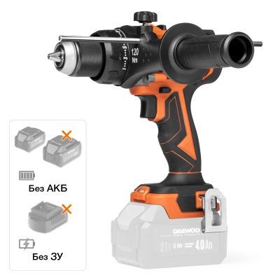 Дрель-шуруповерт ударная аккумуляторная DAA 6521Li Daewoo Power DAA 6521Li