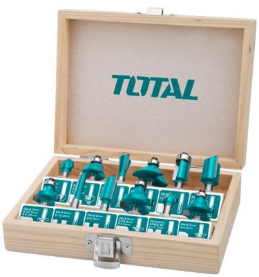 Набор фрез 12 мм TOTAL TACSR2121 (12 шт)