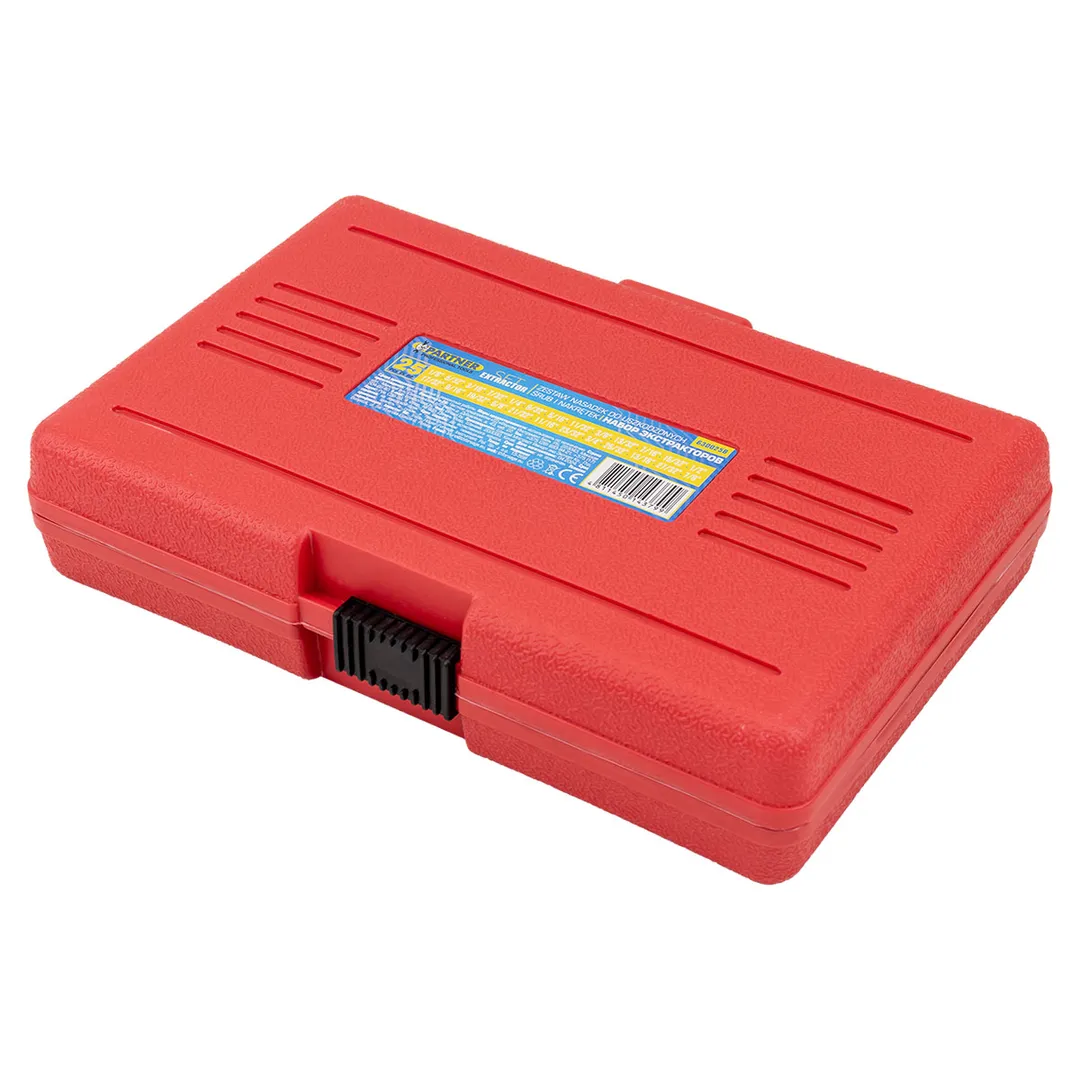 Набор головкок-экстракторов для извлечения поврежденных болтов/гаек 25 пр Partner PA-630025B