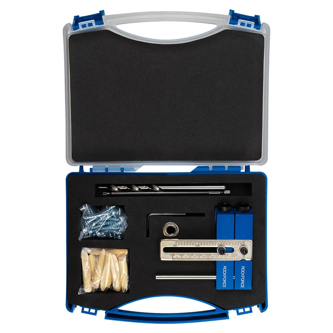 Кондуктор для сверления отверстий с аксессуарами 35 пр. RockForce RF-44120C