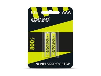 Аккумулятор AAA 800 мАч 1.2В, блистер 2 шт. ФАZА 5002883